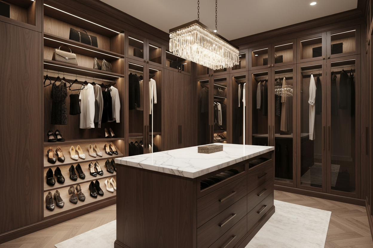 Heritage Estate | Walnut Series by RationalProcess™ Fully Customizable in Vizura3D™
