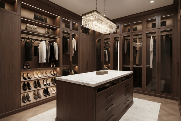 Heritage Estate | Walnut Series by RationalProcess™ Fully Customizable in Vizura3D™