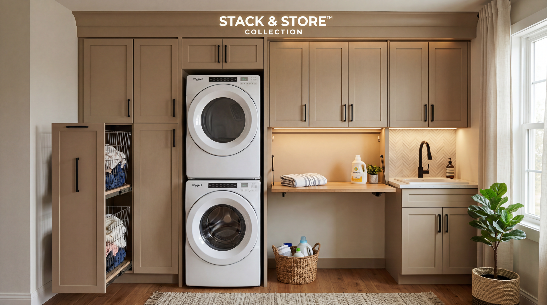 Stack and Store Laundry